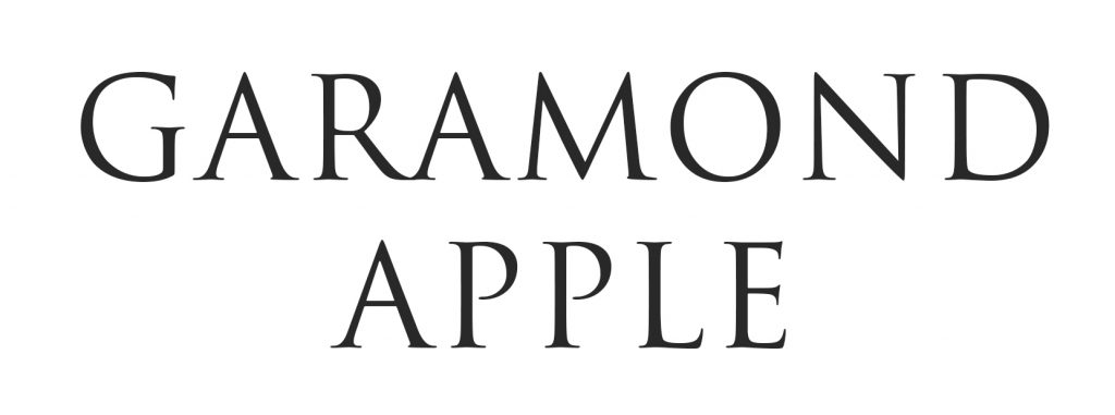 garamond apple