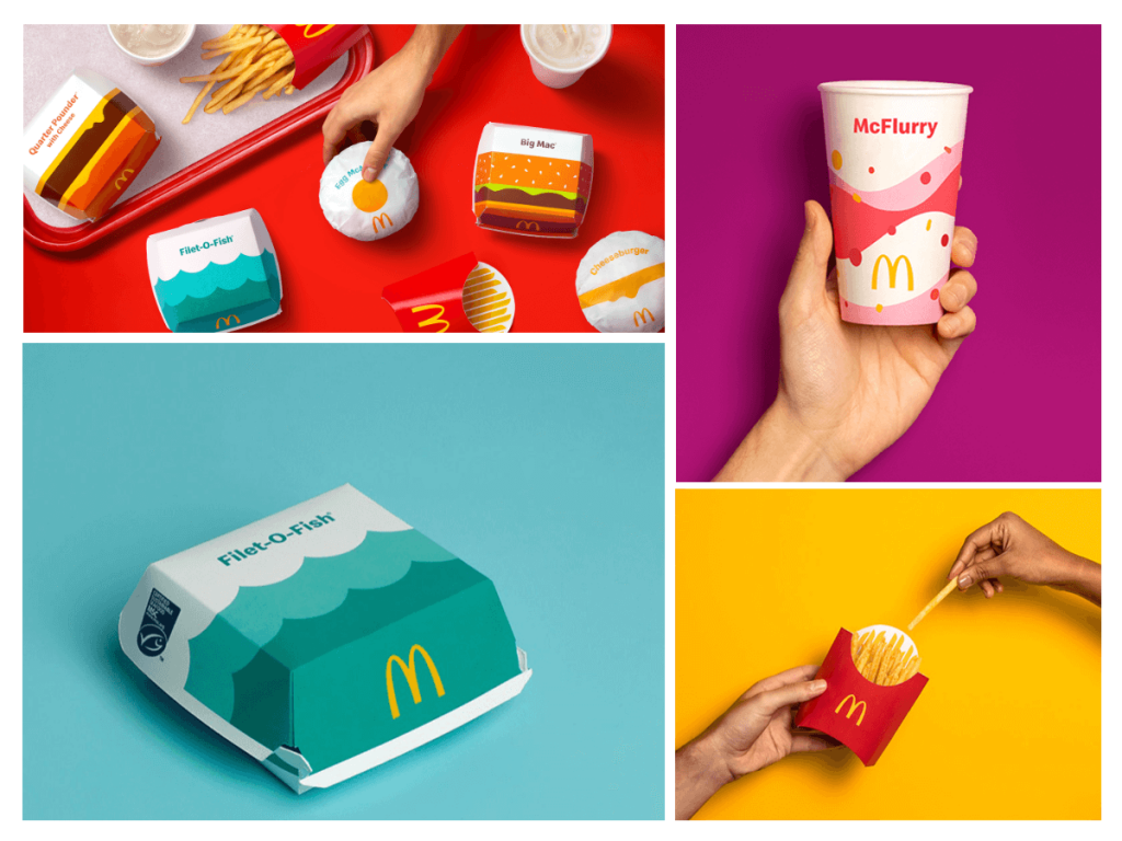 nuevo packaging de McDonalds